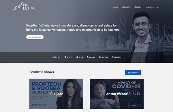 PropTech VC homepage